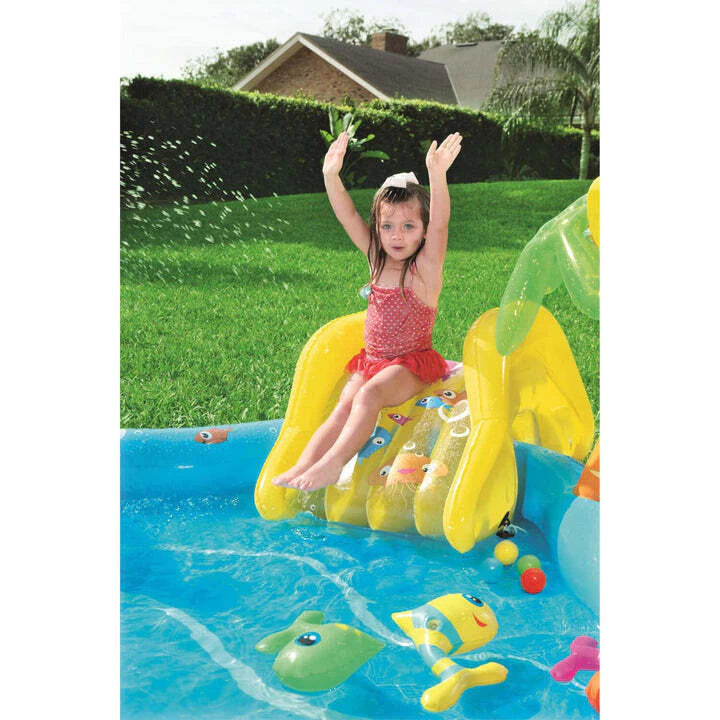 Piscina Y Juegos Inflable Sea Life 2.80Mx2.57Mx87Cms Bestway