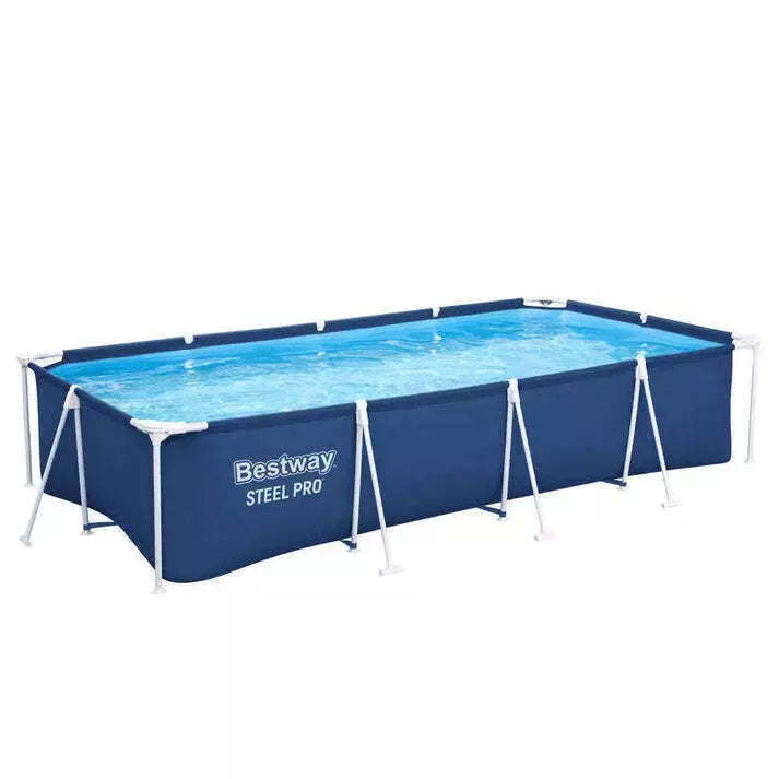 Piscina Bestway Rectangular Steel Pro 4.00MX2.11MX81Cm Azul